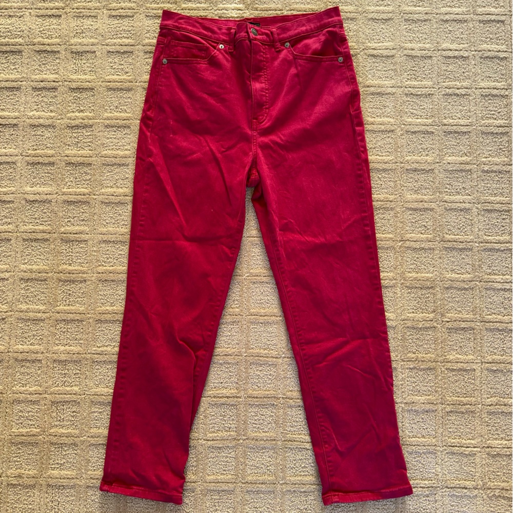 EXPRESS SLIM FIT SUPER HIGH RISE JEANS